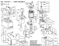 Bosch 0 600 814 103 AHR-1100 High-Pressure-Cleaner Spare Parts
